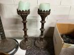 bronzen middeleeuwse kaarsenstandaards, Ophalen, Gebruikt, Overige materialen, Minder dan 25 cm