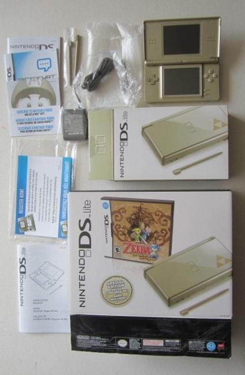 Legend of Zelda Nintendo DS Lite Limited Edition, Spelcomputers en Games, Spelcomputers | Nintendo DS, Zo goed als nieuw, DS Lite