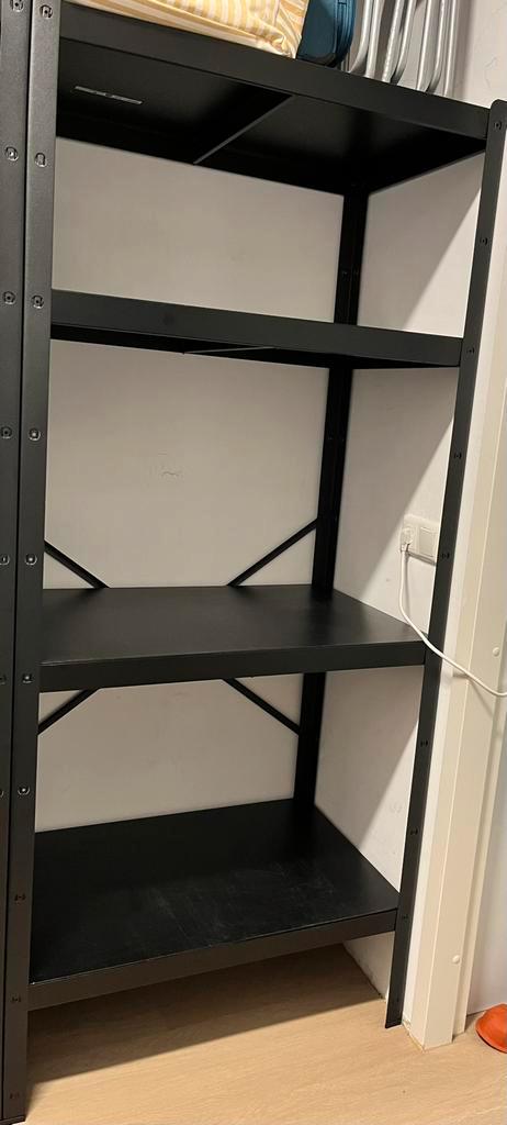 Drie stevige stellingkasten voor garage of berging, Huis en Inrichting, Kasten | Stellingkasten, Gebruikt, Ophalen
