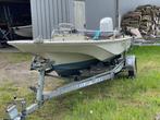Boston Whaler 15 classic Evinrude Etec 90pk met trailer, Watersport en Boten, Gebruikt, Ophalen, 70 pk of meer, 3 tot 6 meter