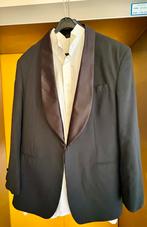 Smoking, overhemd, manchetknopen, vlinderdas (maat 52), Kleding | Heren, Maat 52/54 (L), Zwart, Ophalen of Verzenden, Zo goed als nieuw