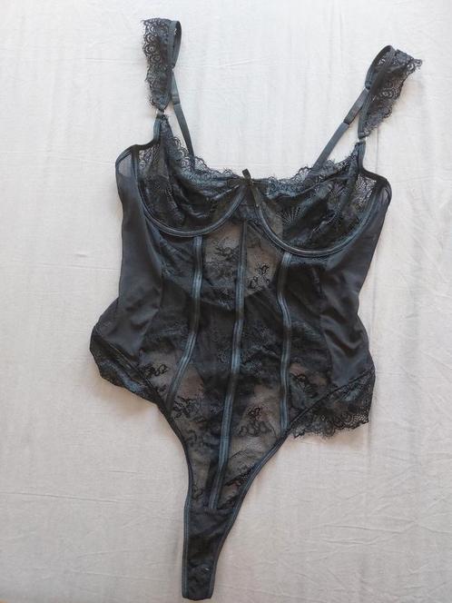 Body Suite, zwart, XL, Kleding | Dames, Ondergoed en Lingerie, Body of Korset, Zwart, Ophalen of Verzenden