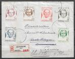 43. Nederland aangetekend met kinderserie prinsessen 1946, Postzegels en Munten, Brieven en Enveloppen | Nederland, Verzenden
