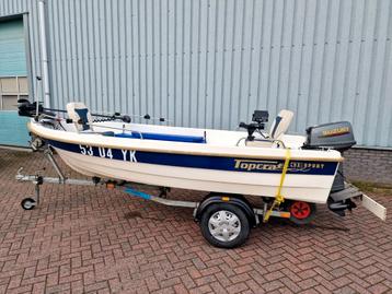 Te koop TopCraft Sport zeer complete vissersboot! En trailer beschikbaar voor biedingen