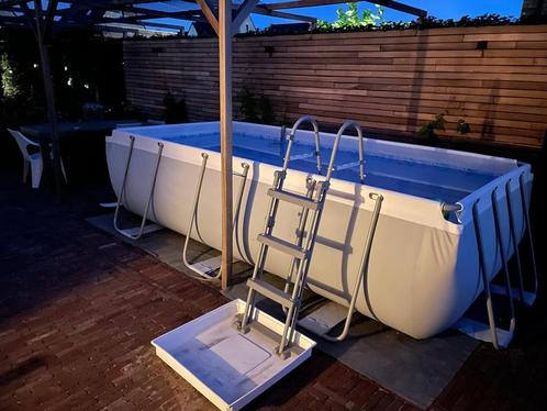 Zwembad 4 x 2 m, Tuin en Terras, Zwembaden, Zo goed als nieuw, Minder dan 80 cm, 200 tot 400 cm, Rechthoekig, Ophalen of Verzenden