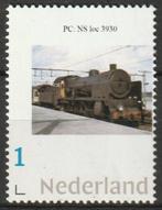 Persoonlijke postzegel treinen stoomloc NS 3930, Verzenden, Na 1940, Postfris