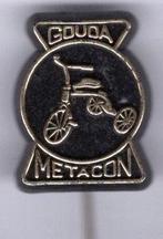 Metacon Gouda kinderfietsjes zwart plastic speldje ( F_274 ), Verzenden, Nieuw, Merk, Speldje of Pin