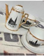 Servies wit-goud Wenen, Oostenrijk theepot dienblad theeset, Ophalen of Verzenden