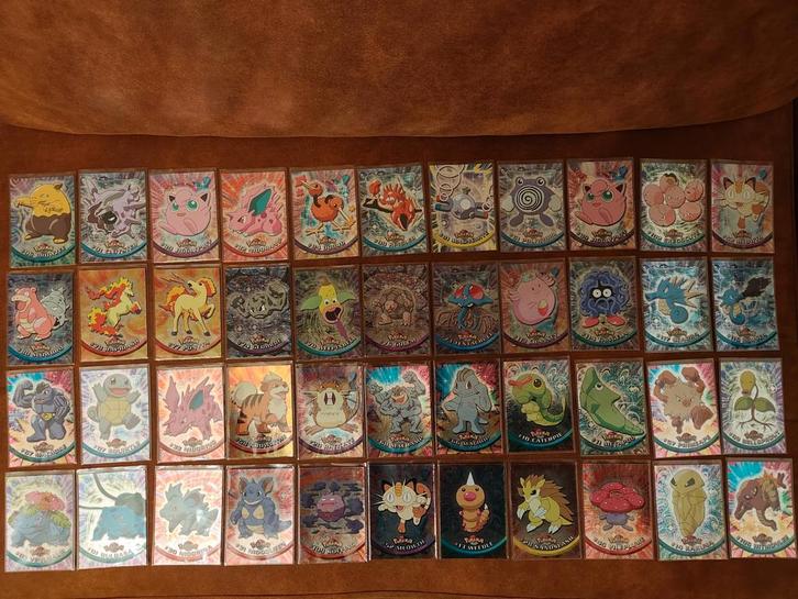 [Pokemon] Topps - mega verzameling - foils, Hobby en Vrije tijd, Verzamelkaartspellen | Pokémon, Zo goed als nieuw, Meerdere kaarten
