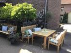 Teakhouten tuinset Allure tuintafel tuinbank tuinstoelen🍀, Ophalen, Zo goed als nieuw, Teakhout