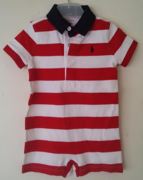 *SALE* 1-delig rood/wit Ralph Lauren pakje maat 56 *Nw*, Kinderen en Baby's, Babykleding | Maat 56, Nieuw, Jongetje, Pakje, Ophalen of Verzenden