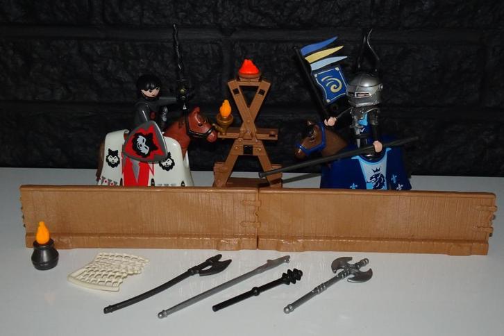 10 - Ridder toernooi set 5910, Kinderen en Baby's, Speelgoed | Playmobil, Gebruikt, Ophalen of Verzenden