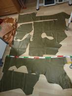 Matgroen soepel echt leer rundleer, Verzenden, Leer of Kunstleer, Nieuw, 30 tot 120 cm