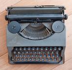 Antieke typemachine Hermes Baby Zwitsers 1e draagbare WW2, Ophalen of Verzenden