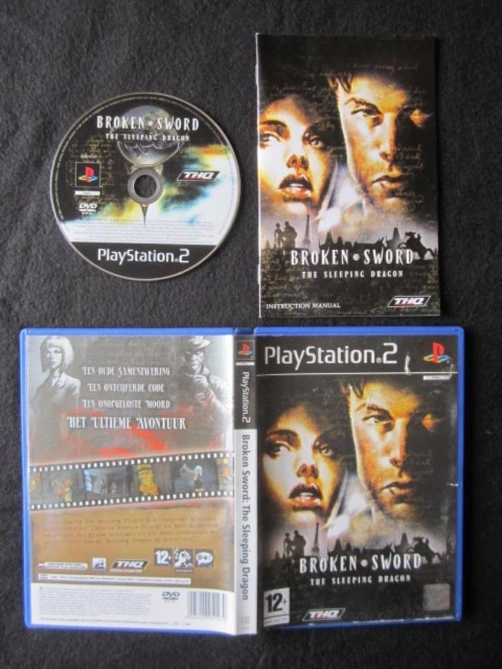 PS2 - Broken Sword - Playstation 2, Spelcomputers en Games, Games | Sony PlayStation 2, Zo goed als nieuw, Role Playing Game (Rpg)