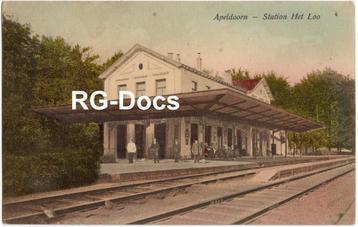 Ansichtkaart - Briefkaart Station Het Loo, Apeldoorn (1925) beschikbaar voor biedingen