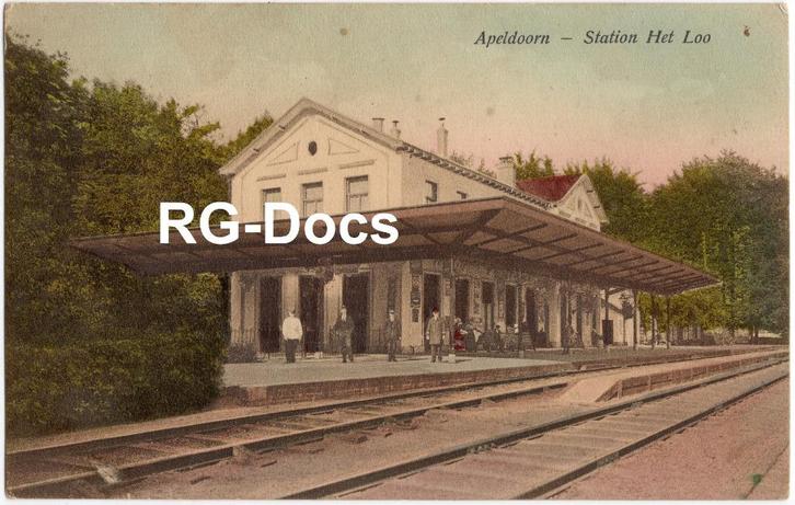 Ansichtkaart - Briefkaart Station Het Loo, Apeldoorn (1925), Verzamelen, Ansichtkaarten | Nederland, Gelopen, Gelderland, Voor 1920