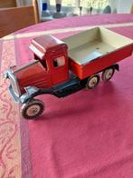 blikken keepauto.  klein roestplek aan de laadbak, Antiek en Kunst, Antiek | Speelgoed, Ophalen of Verzenden