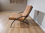 Harvink - Uncle Sam Fauteuil - Cognac - Leder - Design, Huis en Inrichting, Fauteuils, Voltastraat 21, Barneveld, Harvink, 75 tot 100 cm