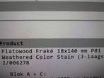 Platowood frake 18x140mm, Doe-het-zelf en Verbouw, Ophalen, Minder dan 25 mm, Nieuw, Plank