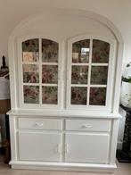 Te koop buffetkast/vitrinekast, Huis en Inrichting, Kasten | Buffetkasten, Ophalen, Gebruikt, 25 tot 50 cm, 200 cm of meer