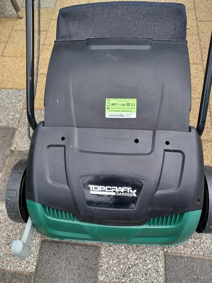 Vertikuteerder Topcraft S1300, Tuin en Terras, Grasmaaiers, Zo goed als nieuw, 50 cm of meer, Opvangzak, Ophalen of Verzenden