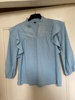 Lichtblauwe blouse shein maat m, Ophalen of Verzenden, Zo goed als nieuw