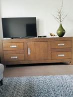 Prachtig houten dressoir- tv kast- in goede staat-, Ophalen, Zo goed als nieuw, 25 tot 50 cm, 200 cm of meer