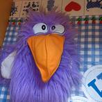 Paarse kraai handpop raaf vogel met piepje Otto Simon, Ophalen of Verzenden