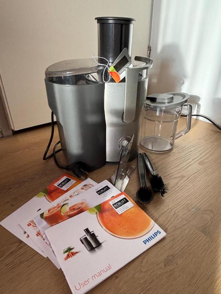 Philips HR1881 Juicer – Nieuw, NOOIT gebruikt!, Witgoed en Apparatuur, Juicers, Nieuw, Sapcentrifuge, Elektrisch, Ophalen