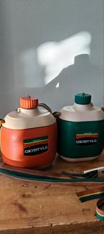 Vintage Giostyle Safari 600 thermosflessen oranje & groen, Ophalen, Gebruikt