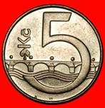 Ⰿ CANADA (1993-2025): CZECHIA 5 CROWNS 1993 BRIDGE! DIES I A, Ophalen of Verzenden, Overige landen, Losse munt