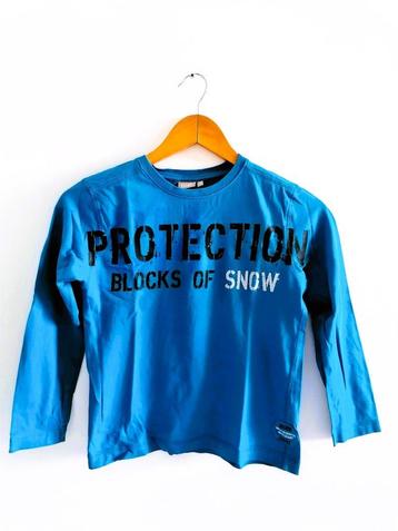 WE blauwe longsleeve opdruk laagjes maat 134/140  beschikbaar voor biedingen