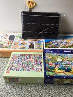 Vier puzzels met puzzelmat, Ophalen of Verzenden, Zo goed als nieuw