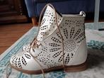Dames designer leren pastel laars met veters, Euromoda, 3, Kleding | Dames, Schoenen, Beige, Overige typen, Nieuw, Ophalen of Verzenden