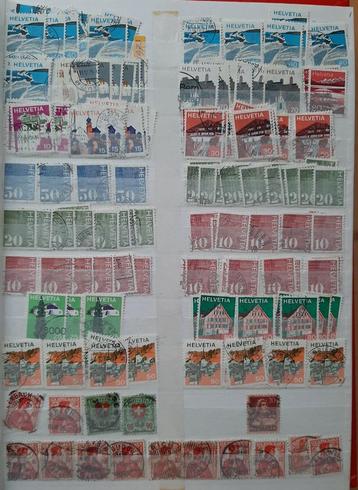 Postzegels Zwitserland  (stockboek 206) beschikbaar voor biedingen