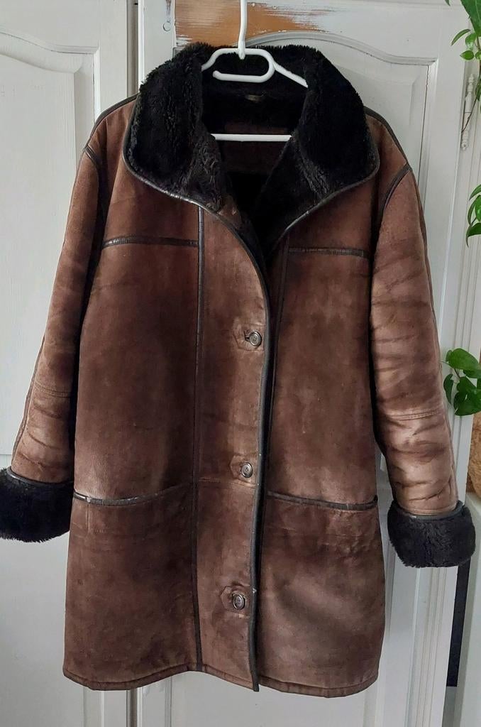 Te koop: Lammy / shearlingcoat maat 40, Ophalen, Maat 38/40 (M), Bruin