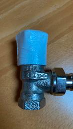 Radiatorkraan Heimeier 3/8" haaks, Doe-het-zelf en Verbouw, Verwarming en Radiatoren, Gebruikt, Minder dan 30 cm, Radiator, Minder dan 60 cm