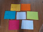 7 placemats in vrolijke kleuren, Huis en Inrichting, Keuken | Textiel, Ophalen of Verzenden, Zo goed als nieuw, Placemat, Overige kleuren