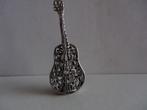 Miniatuur zilver EC14 muziek gitaar zilveren miniaturen, Antiek en Kunst, Verzenden, Zilver