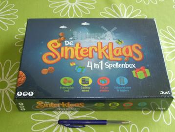 Nieuw in seal: De Sinterklaas 4 in 1 Spellenbox beschikbaar voor biedingen