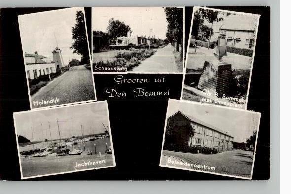 Den Bommel 5 afb., Verzamelen, Ansichtkaarten | Nederland, Gelopen, Zuid-Holland, 1960 tot 1980, Verzenden