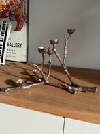 Pols Potten Twiggy Kandelaar met Eekhoorns - Zilver, Huis en Inrichting, Woonaccessoires | Kandelaars en Kaarsen, 25 tot 50 cm