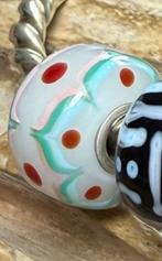 Trollbeads Ooak Uniek Mini Barrel CC, Sieraden, Tassen en Uiterlijk, Bedels, Nieuw, Trollbeads, 1 bedel, Glas of Kristal