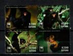 guyana 2014 pf wwf serie apen monkey's zoogdieren wildlife, Ophalen of Verzenden, Postfris, Dier of Natuur