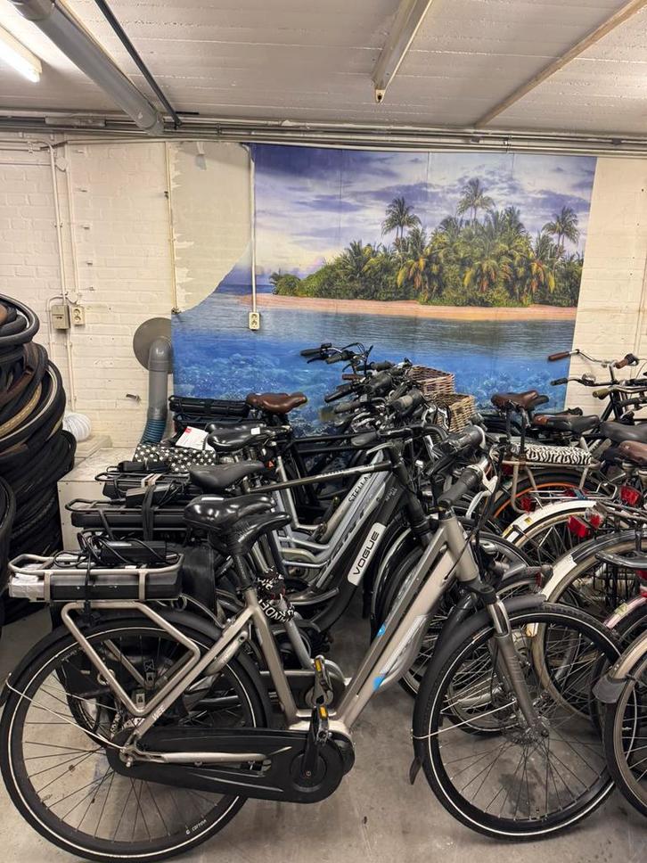Partij fietsen en ebikes, Fietsen en Brommers, Fietsen | Dames | Damesfietsen, Zo goed als nieuw, Overige merken, 56 cm of meer