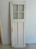 Jaren 30 deur / binnendeur / paneeldeur met glas, Ophalen, Gebruikt, Minder dan 80 cm, Binnendeur