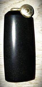 Van Poppel aansteker, zwart, Verzamelen, Rookartikelen, Aanstekers en Luciferdoosjes, Ophalen of Verzenden, Gebruikt, Aansteker