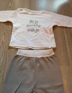 Nieuw kledingsetje “mijn eerste pakje “ maat 56/62, Kinderen en Baby's, Babykleding | Maat 56, Ophalen of Verzenden, Nieuw, Jongetje of Meisje