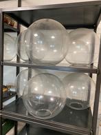 Vintage glazen lampenkappen bollen, Ophalen, Gebruikt, ., Glas